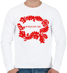 printfashion Két pejló páros minta #2 - Férfi pulóver - Fehér (15195236)