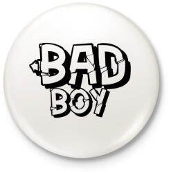 printfashion bad boy - Kitűző, hűtőmágnes - Fehér (4576760)