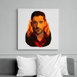 printfashion Lucifer - Vászonkép - Fehér (6632469)