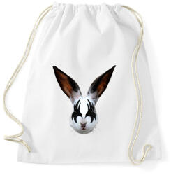 printfashion Kiss of a rabbit - Sportzsák, Tornazsák - Fehér (225810)