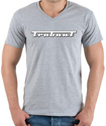 printfashion Trabant Logó 3D - Férfi V-nyakú póló - Sport szürke (16198166)