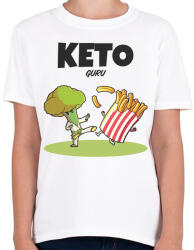 printfashion KETOGURU - Gyerek póló - Fehér (10764709)