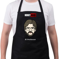 printfashion El Professor - Kötény - Fekete (5048601)