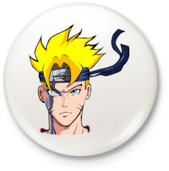printfashion Uzumaki Naruto - Kitűző, hűtőmágnes - Fehér (3087811)