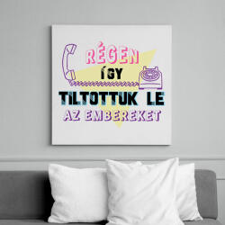 printfashion Régi letiltás - Vászonkép - Fehér (13306631)