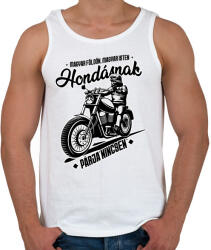 printfashion Hondásnak párja nincsen - Férfi atléta - Fehér (4335515)