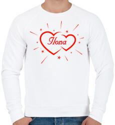 printfashion Ilona - Férfi pulóver - Fehér (11951468)
