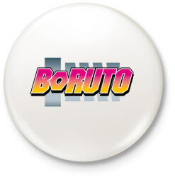 printfashion BORUTO logo színes - Kitűző, hűtőmágnes - Fehér (5689376)
