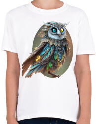 printfashion bagoly1kész - Gyerek póló - Fehér (14867534)