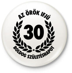 printfashion Örök ifjú - Kitűző, hűtőmágnes - Fehér (3089692)