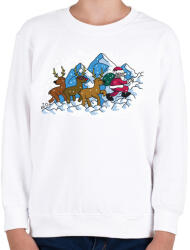 printfashion Télapó immár eljő - Gyerek pulóver - Fehér (5529722)