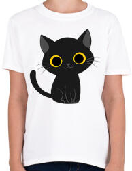 printfashion Cica - Gyerek póló - Fehér (16560988)