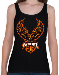printfashion Főnix - Női atléta - Fekete (14041395)