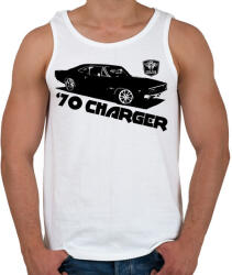 printfashion 70 Charger - Férfi atléta - Fehér (13317653)