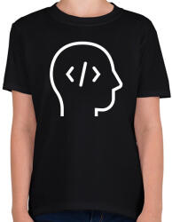 printfashion Dev Ops - Gyerek póló - Fekete (3915139)