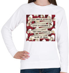 printfashion Uniform - Női pulóver - Fehér (4670935)