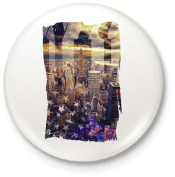 printfashion Álomvilág - Kitűző, hűtőmágnes - Fehér (3073618)