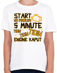 printfashion Engine kaput - Gyerek póló - Fehér (16670478)