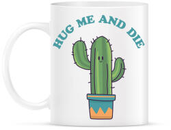 printfashion Hug me and die - Bögre - Fehér (7036903)