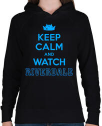 printfashion Riverdale - Női kapucnis pulóver - Fekete (2282666)