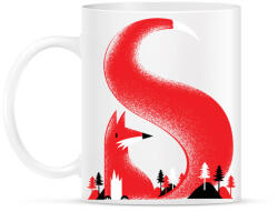 printfashion S like fox - Bögre - Fehér (788754)