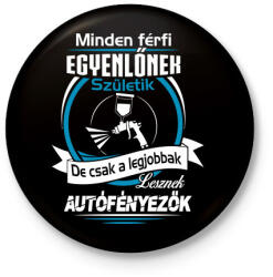 printfashion Autófényező születésnap - Kitűző, hűtőmágnes - Fekete (3095022)