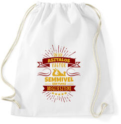 printfashion Bátor asztalos - Sportzsák, Tornazsák - Fehér (2666214)