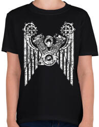 printfashion vszárny - Gyerek póló - Fekete (4870807)