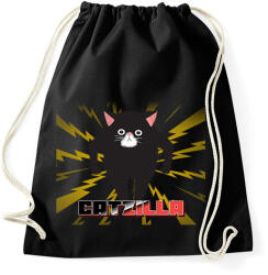 printfashion CATZILLA - Sportzsák, Tornazsák - Fekete (10131984)