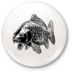 printfashion ponty - Kitűző, hűtőmágnes - Fehér (16674033)