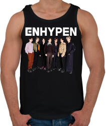 printfashion ENHYPEN KPOP - Férfi atléta - Fekete (16590651)