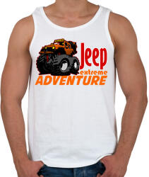 printfashion jeep extreme1 - Férfi atléta - Fehér (6877261)