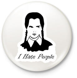 printfashion Wednesday 02 - Kitűző, hűtőmágnes - Fehér (11725270)