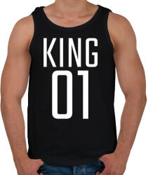 printfashion KING 01 - Férfi atléta - Fekete (10787297)