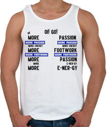 printfashion more passion fekete (tiktok) - Férfi atléta - Fehér (14650930)