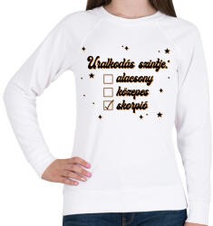 printfashion Uralkodás szintje - Női pulóver - Fehér (8525524)