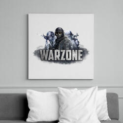 printfashion Warzone - Vászonkép - Fehér (6631938)