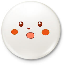 printfashion Pikachu meme - Kitűző, hűtőmágnes - Fehér (3080373)