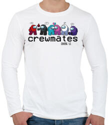 printfashion Among us Crewmates among us - Férfi hosszú ujjú póló - Fehér (4521542)