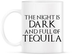 printfashion Az éj sötét és tele tequilával - Bögre - Fehér (1497798)