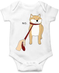printfashion Makacs akita - Baba Body - Fehér (4840191)