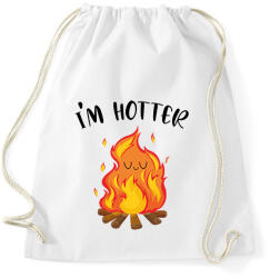 printfashion I'm hotter - Sportzsák, Tornazsák - Fehér (6994966)