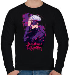 printfashion Jujutsu Kaisen Satoru Gojo - Férfi pulóver - Fekete (16554352)
