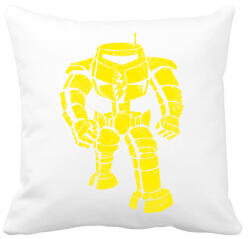 printfashion MAN BOT VINTAGE - Párnahuzat, Díszpárnahuzat - Fehér (351111)