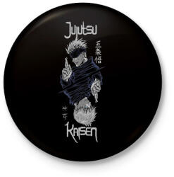 printfashion Jujutsu Kaisen - Kitűző, hűtőmágnes - Fekete (16496728)