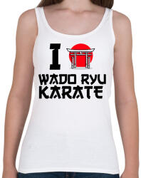 printfashion I love Wado Ryu Karate - Női atléta - Fehér (9449981)