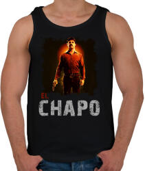 printfashion el chapo - Férfi atléta - Fekete (2868142)