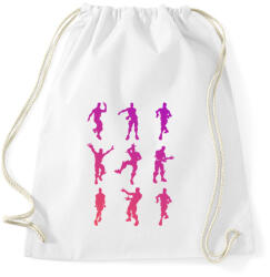 printfashion Fortnite Emotes - Sportzsák, Tornazsák - Fehér (1236605)