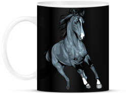 printfashion Horse - Bögre - Fekete (4247258)