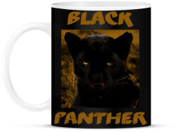 printfashion BLACK PANTHER - Bögre - Fekete (7581985)
